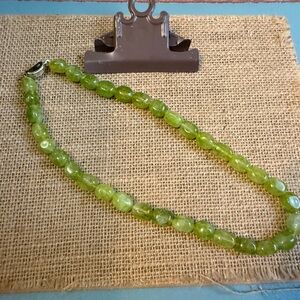 Green Bead Necklace - Women Jewelry